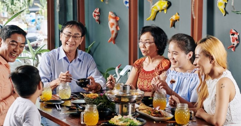 văn hóa mâm cơm gia đình Việt
